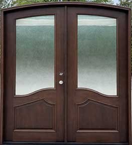 CL-36317 Chateau Double Door with Rain Glass