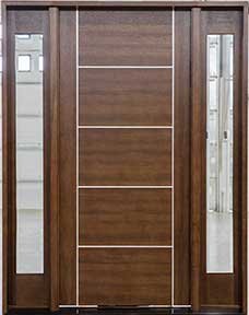 Modern Mahogany Milan Door System