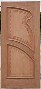 Carved Mahogany Doors Pre-hung