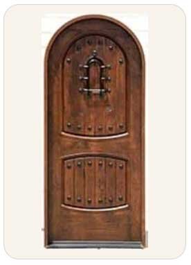 Scratch and dent single wood door